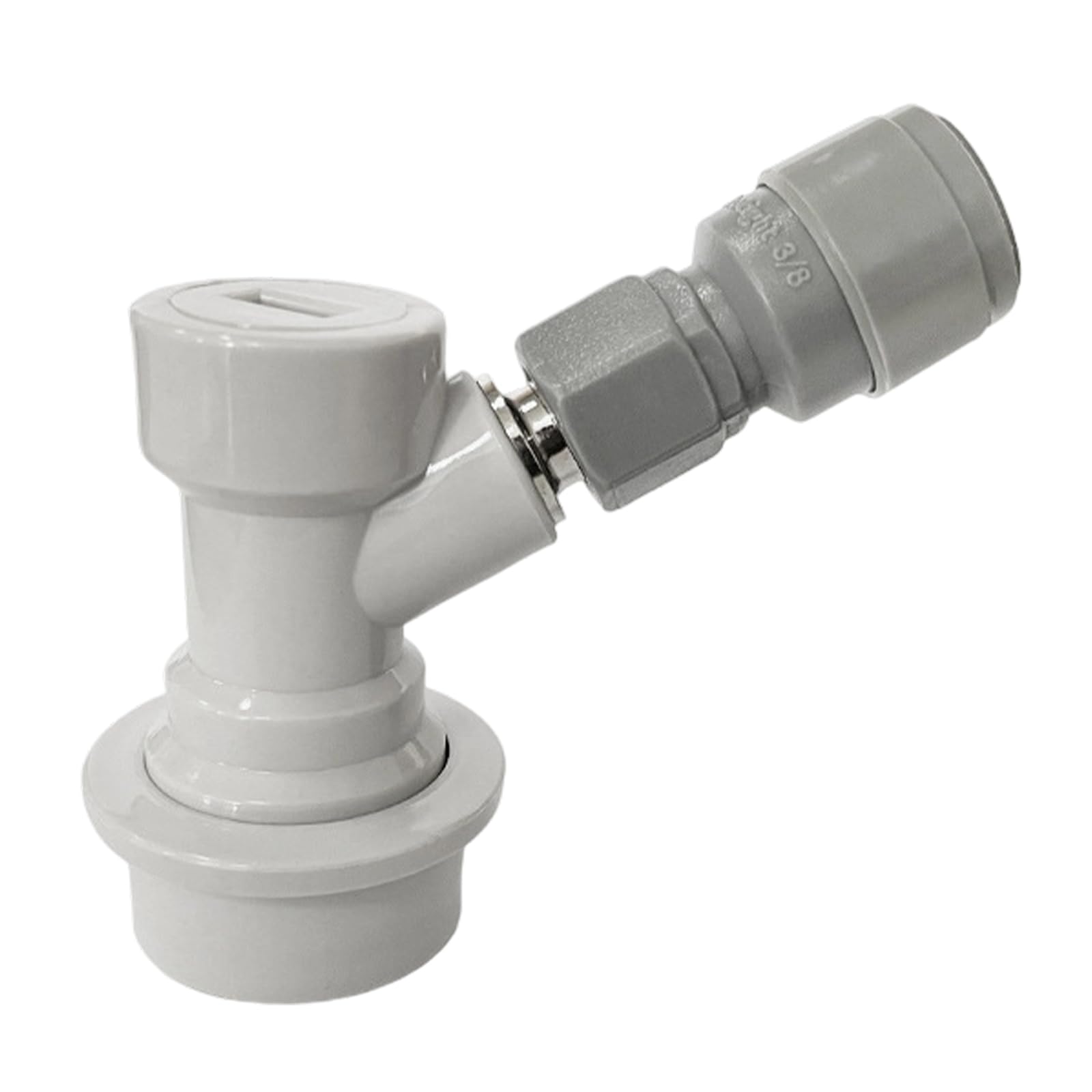 PANGBOER Quick Release Fittings, Food Grade Non-Rust Steel Couplers for & Kegs, Compact Design Keg Fittings