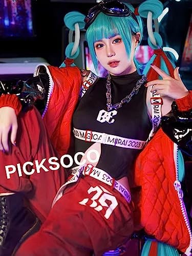 Amazon.co.jp: [Picksoco] 眼鏡付 初音ミク コスプレ マジカルミライ 
