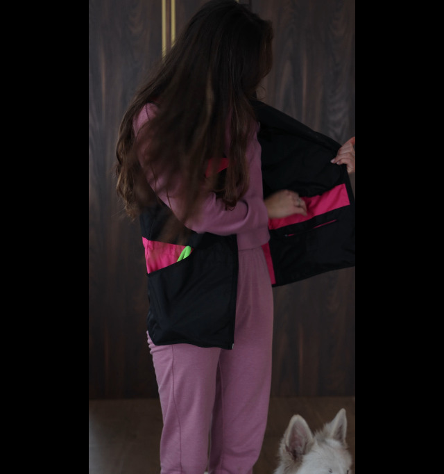 Pinewood Hondensport 2.0 vest voor dames, outdoor vest, ontwikkeld met experts, met veel praktische zakken en functionele details, duurzaam en robuust, zwart/D, antraciet, S