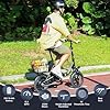 Hidoes Electric Folding Bikes for Adults, 14" Electric Dirt Bike Adult, Ebikes for Adult Men Women, e Bike with Front Shock Absorber, Foldable Fat Tire e-Bike with Throttle Pedal Assist (C5 Bike) #2