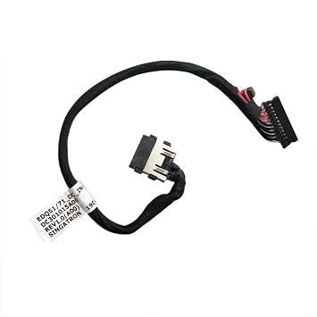 GinTai DC Power Jack with Cable Socket Plug Charging Port Replacement for Dell M15 R2 M17 R2 0J60G1 J60G1 DC301015A00 EDQ51 EDQ71