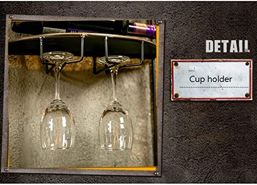 Soporte Vintage de Pared para Botellas de Vino miniatura 4
