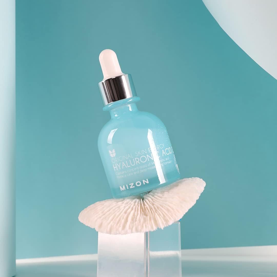 [MIZON] HYALURONIC ACID 100 (30 ml) Koreańska pielęgnacja skóry – ultra nawilżające serum przeciw starzeniu się skóry – formułowane z kwasem hialuronowym i anedozyną