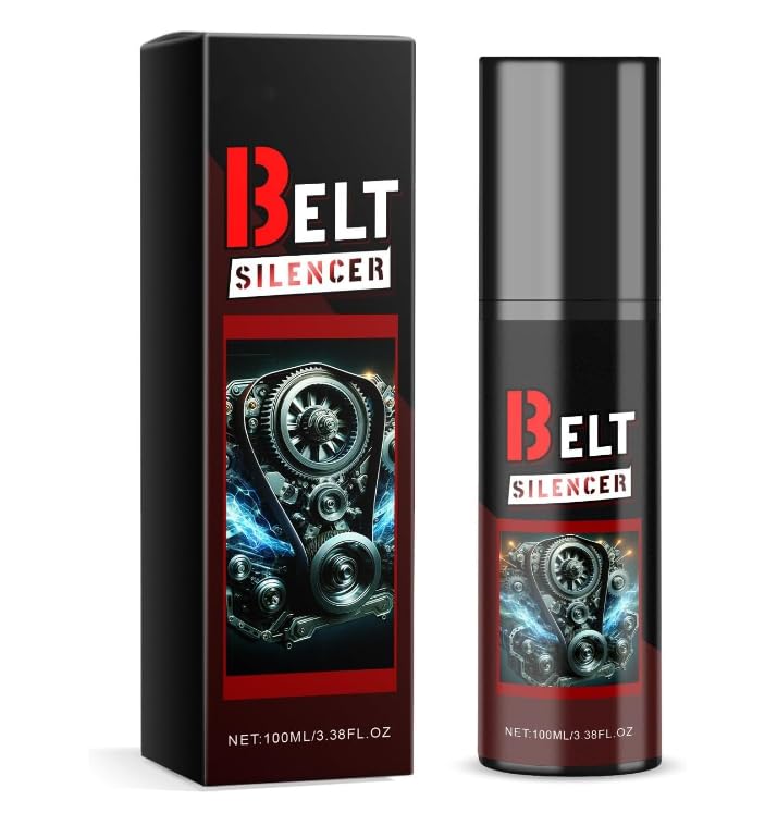 100ml Conditioner for Car Engine Belt, Belt Dressing Spray Automotive, Car Belt Noise Spray, Prolongs Belt Life Engine Belt, Noise Lubrication Protection Friction Reducer, Belt Silencer