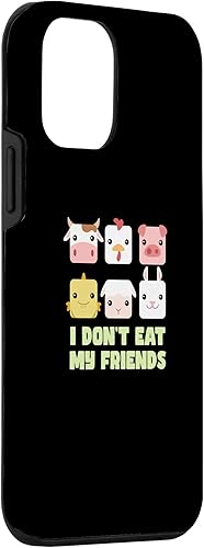 Miniatura 3 de Funda para iPhone 12 mini Pig Fish Bunny Friends para personas veganas