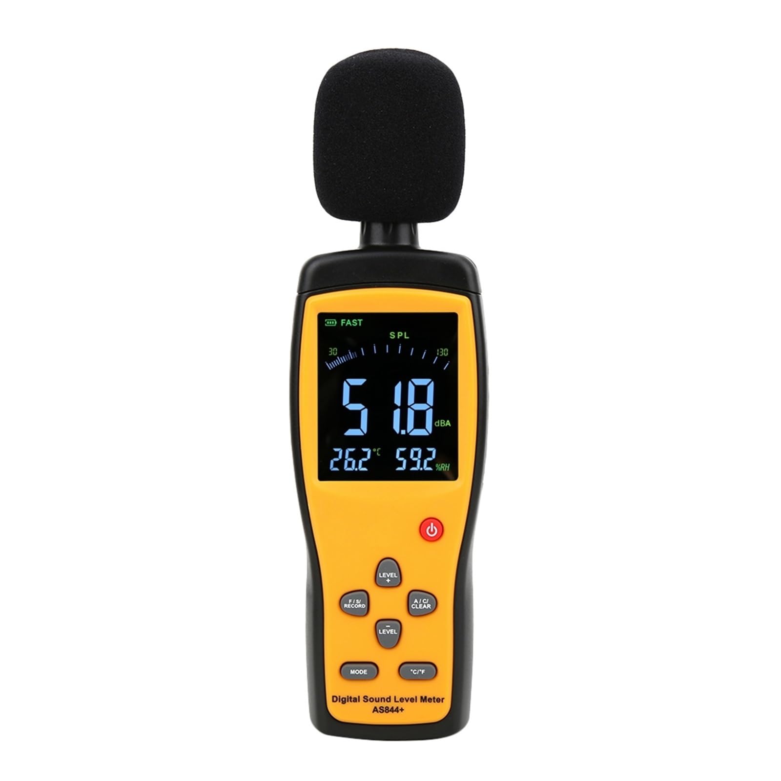 Misuratore di decibel, misuratore rumore, livello sonoro digitale, Unità Acustica