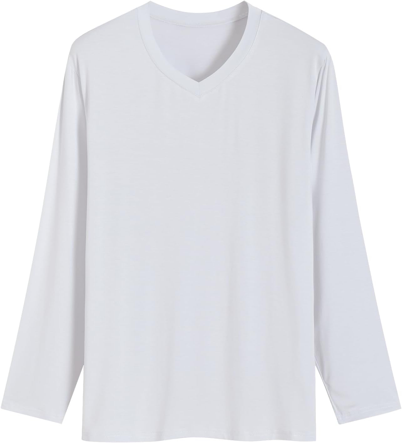 Latuza Men's Bamboo Viscose Pajama Shirt Long Sleeve Soft Sleep Top