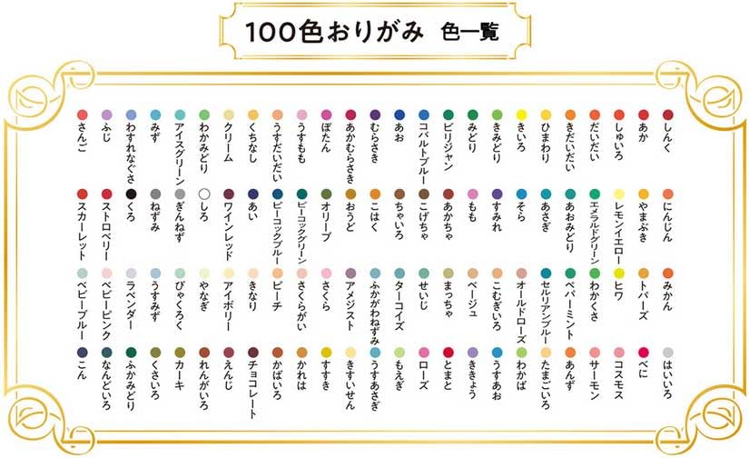 Amazon | ショウワノート 100色おりがみ 15cm 100枚入 231170
