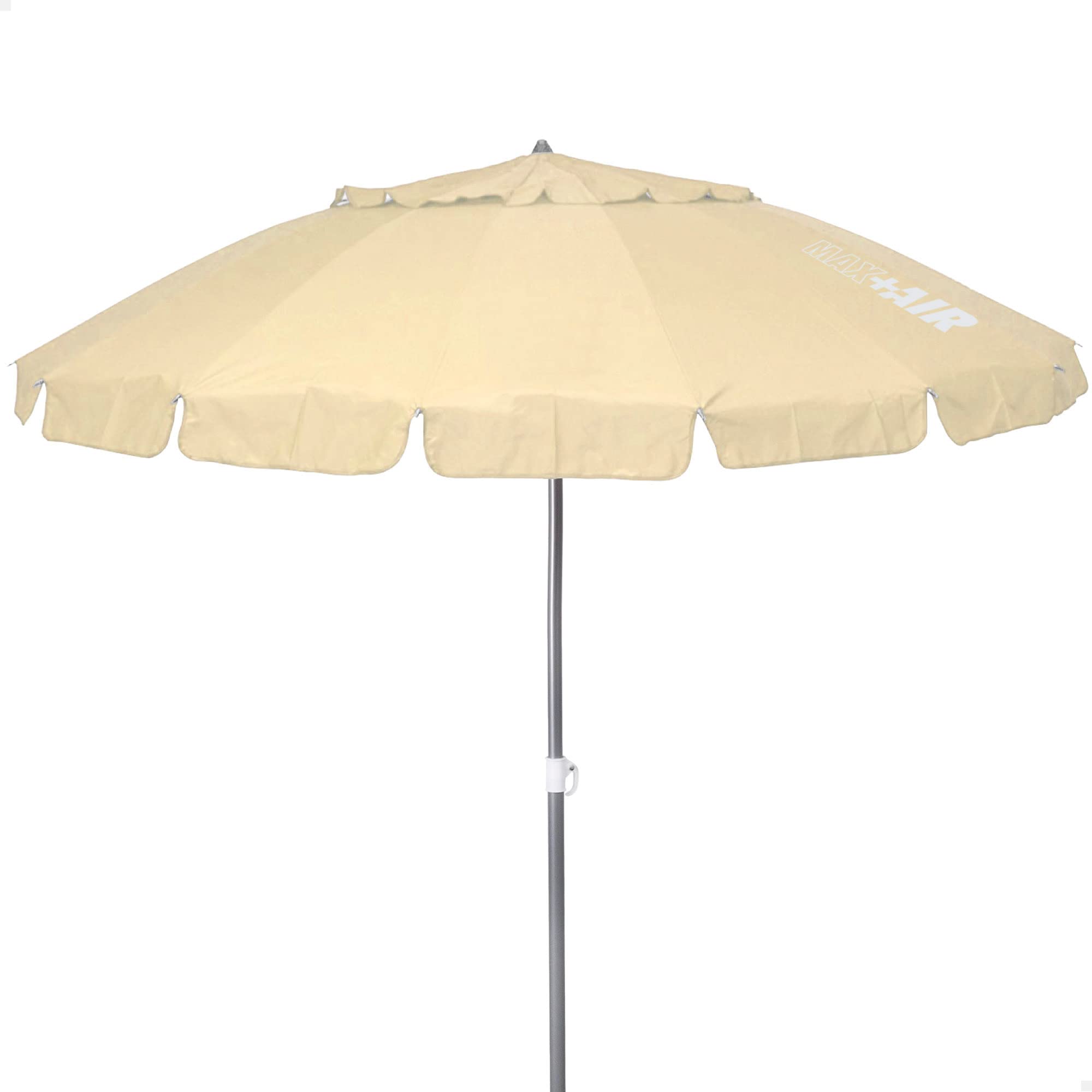AKTIVE Sombrilla playa anti viento plegable e inclinable Ø240 cm, Con protección UV 50, paravientos playa, sombrillas parasol grandes, incluye bolsa de transporte y protección