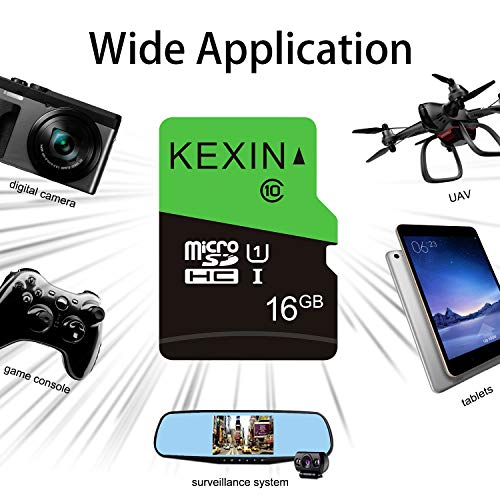 KEXIN Micro SD Card 16GB 10-Pack, MicroSDHC Memory Card Class 10 High Speed UHS-I U1 TF Card for GoPro Action Camera - Image 4