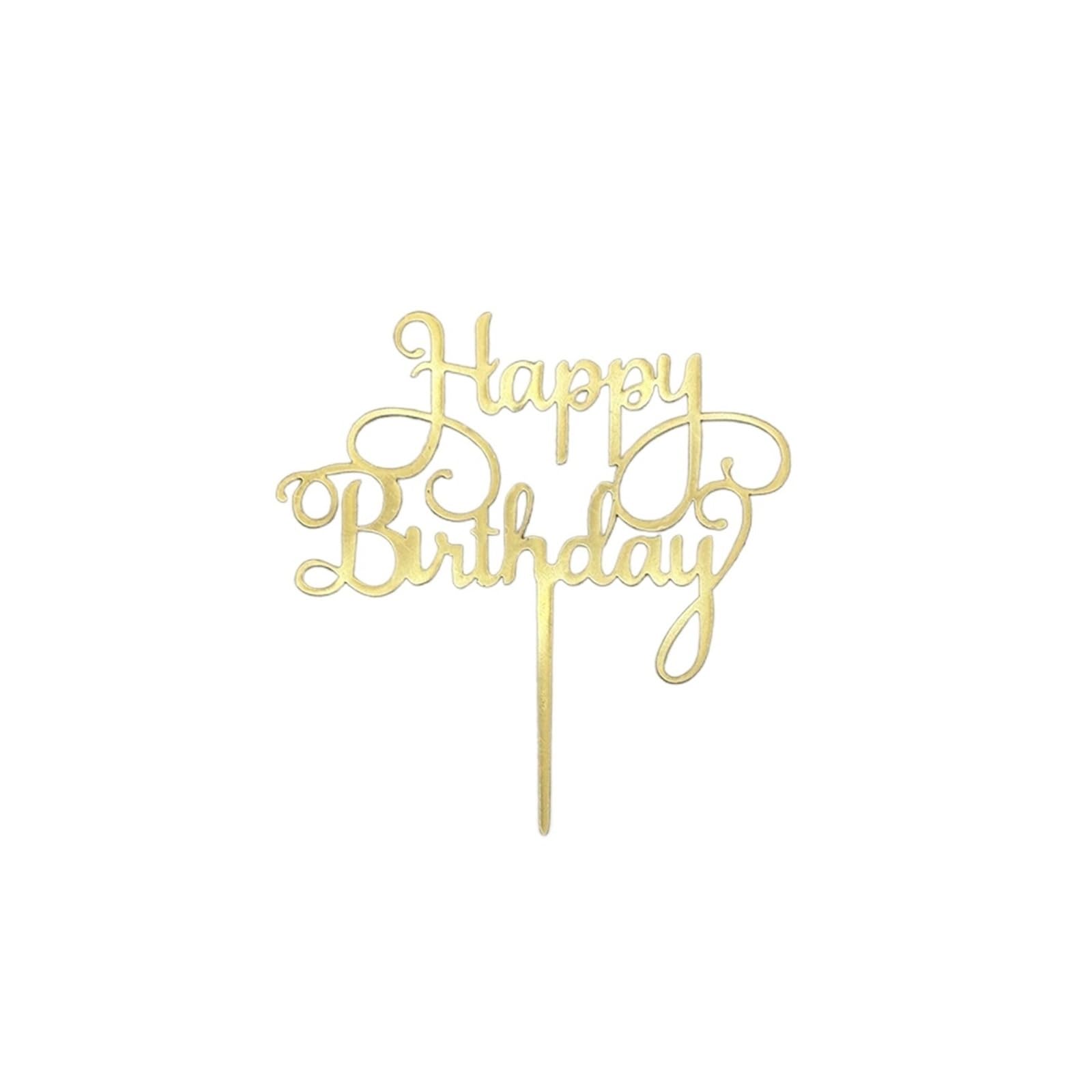 4 Stück „Happy Birthday“-Kuchenaufsatz Für DIY Kuchenherstellung