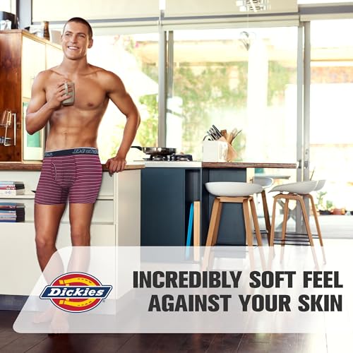 Dickies Mens Underwear 4 Pack Microfiber boxer briefs for men3