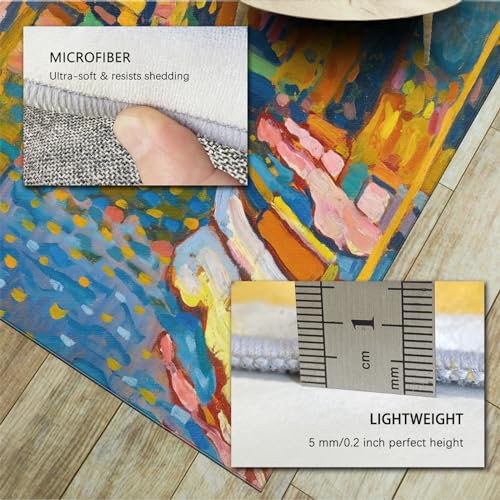 Tapis moderne style Kandinsky 120x210cm décoration intérieure de luxe - 6