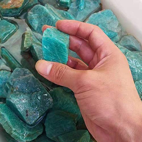 Amazonita Natural Piedras Preciosas en Bruto Regalo Espiritual JCAKES 100g 5