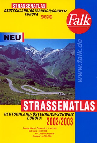 Preisvergleich Produktbild Falk Pläne, Straßenatlas Deutschland, Österreich, Schweiz, Europa 2002 / 2003