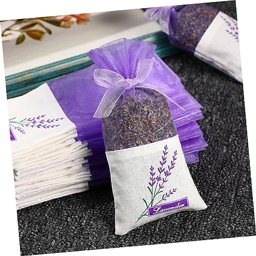 Levemolo 50 unidades bolsas lavanda vacías para fragancia miniatura 6