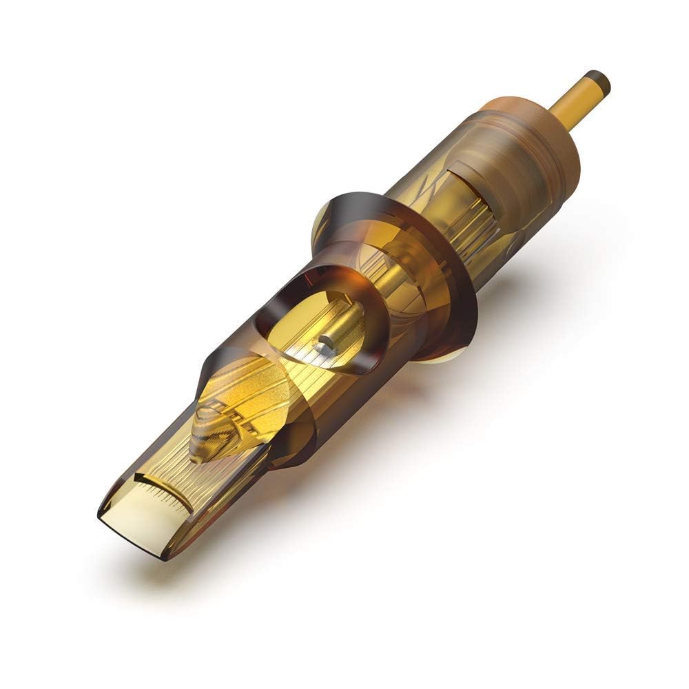 HAWINK Tattoo Cartridge Needles 20PCS #12 Standard 15 Curved/Round Magnum M-Taper Professional Tattoo Needle Diameter 0.35mm EN02-20-CF1215RM