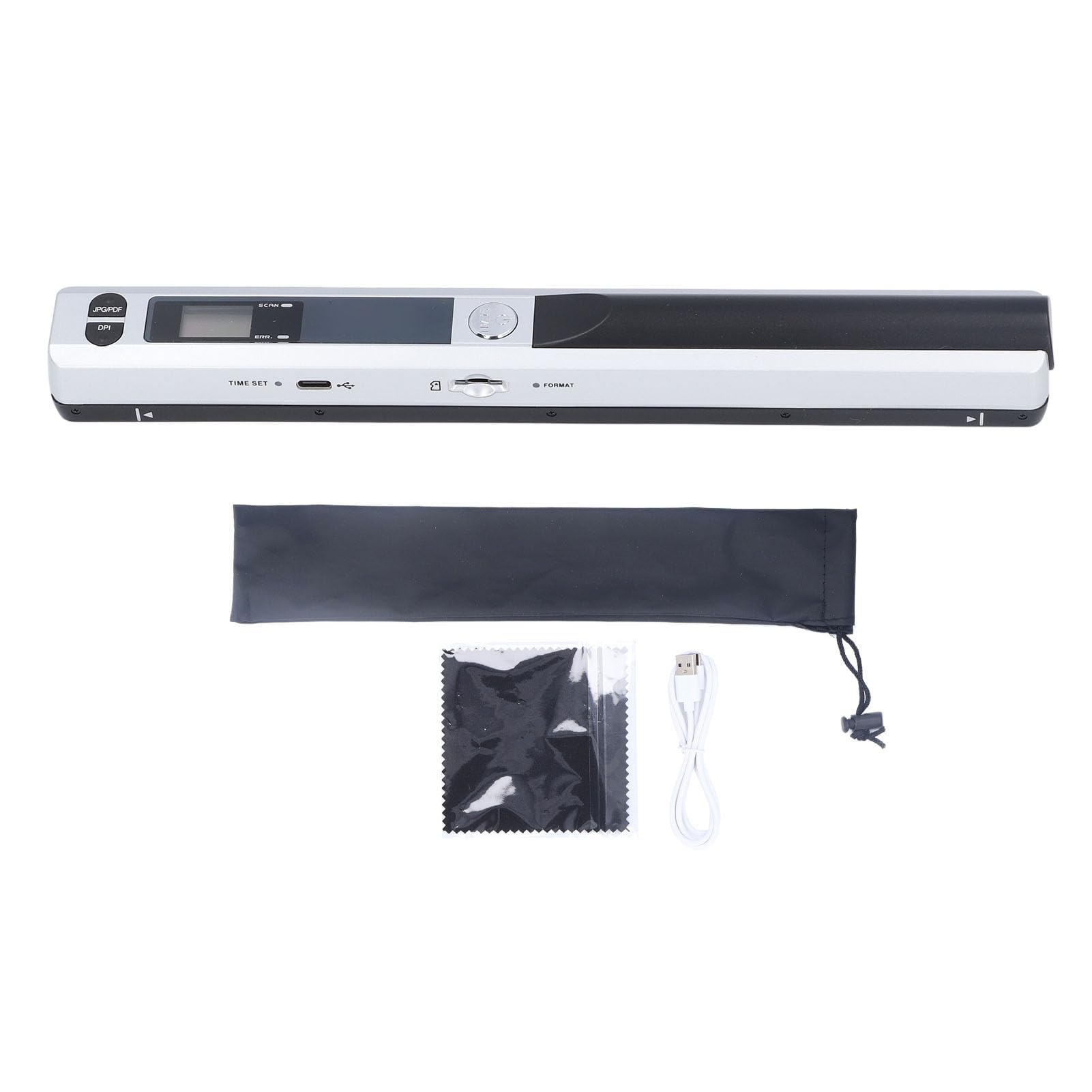 Ejoyous Scanner Portatile, Scanner Portatile per Documenti a Colori 900 DPI A4 HD da 8,27 Pollici per Casa, Viaggi e Ufficio (SILVER)