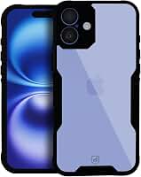 Gshield Capa Case Capinha Dual Shock Sense Preta Acabamento Premium Proteção Contra Arranhões, Quedas e Impactos para (iPhone 16)