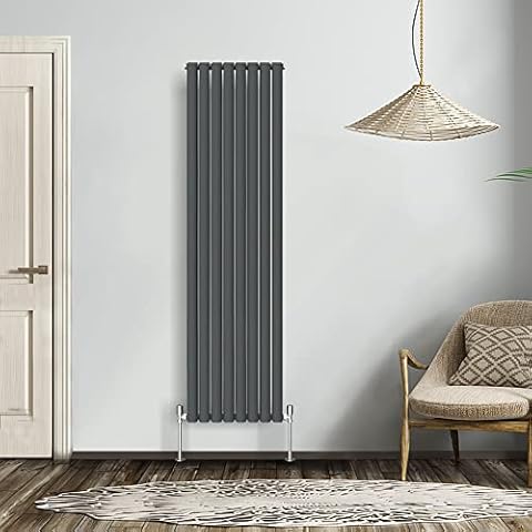 NRG Modern Anthracite Double Panel Heater Cover