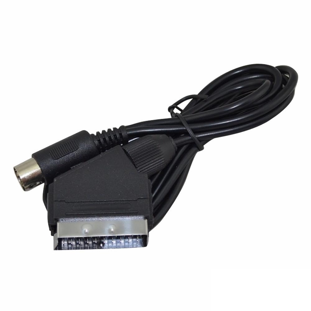 Câble Péritel AV RGB SCART pour Sega Megadrive 1 PAL – Genesis – Vpin – Connexion Haute Qualité – 1,80 m