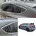 for Ford Focus ST RS MK3 SE Hatchback 2012-2018 Sporty Car Auto Exterior Rear Side Window Louvers Air Vent Scoop Shades Cover Glass Trim Blinds (Carbon Fiber Color)