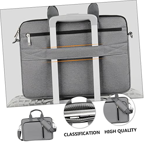 Bolso de mano para laptop con doble zipper y relleno a prueba de golpes miniatura 6