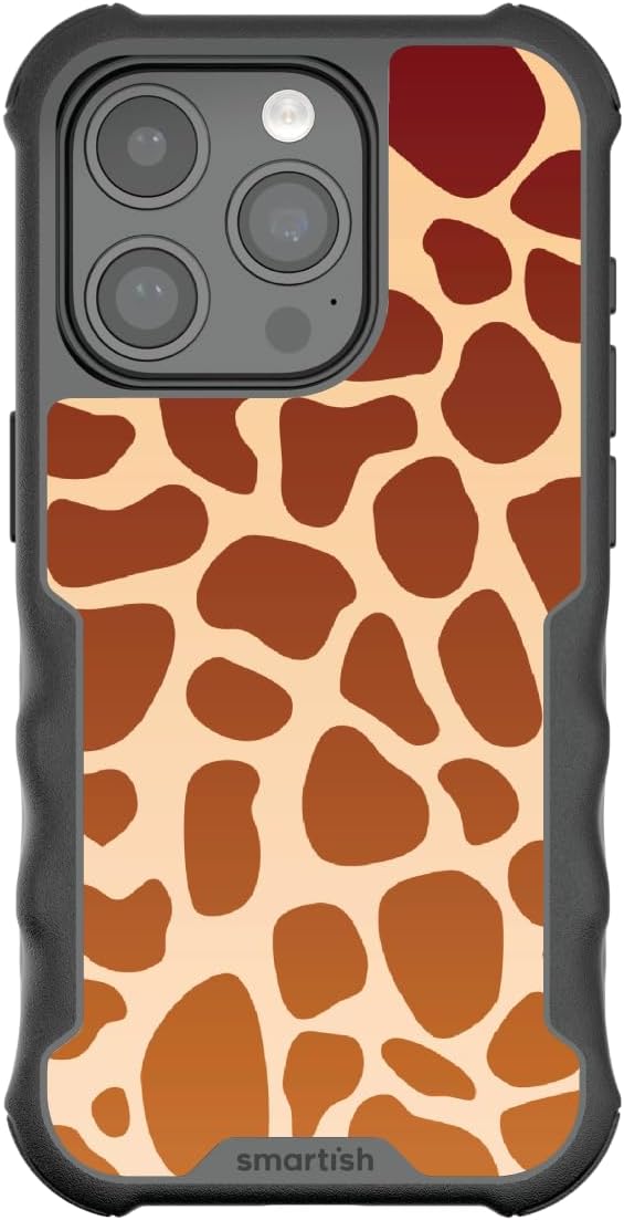 Smartish - Giraffic Park - iPhone 15 Pro MagSafe Armor Case - Gripzilla [Rugged & Tough] Heavy Duty Armor Case - Fits iPhone 15 Pro
