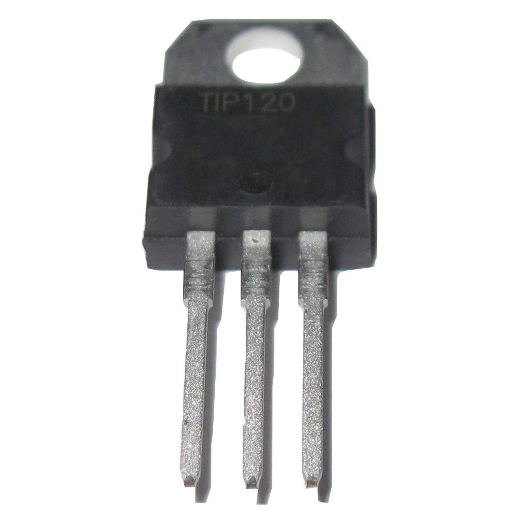 30pcs TIP120 60V 5A NPN Darlington Transistor di potenza bipolare TO-220 3Pin per Arduino con resistenze da 2,2k Ohm, DIODO 1N4001