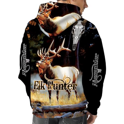 Image of PriAmi Custom Camo Hoodie for Women, 3D Pullover Hunting Sweater Gift