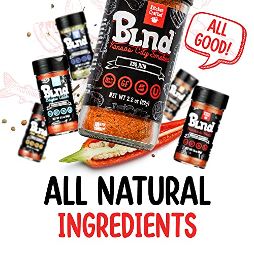 Kitchen Crafted - Griller Select Collection Of Spices And Seasonings, Non Gmo & Gluten Free Herbs, Spices & Seasonings For Cooking, Rubs For Smoking And Grilling, Gourmet Cooking Gifts, 2 Oz X 6 Jars #TOP2