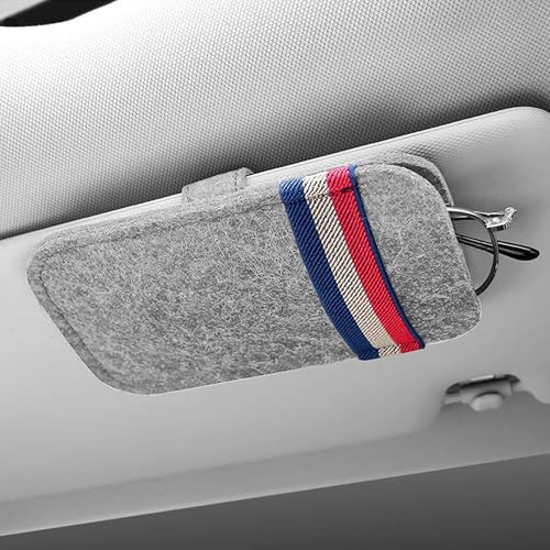 Flaconi Porte-Lunettes de Voiture,Rangement Voiture,Gadget Voiture,Porte Lunettes pour Visière de Voiture,Clips de Lunettes pour Pare-Soleil de Voiture,étui...