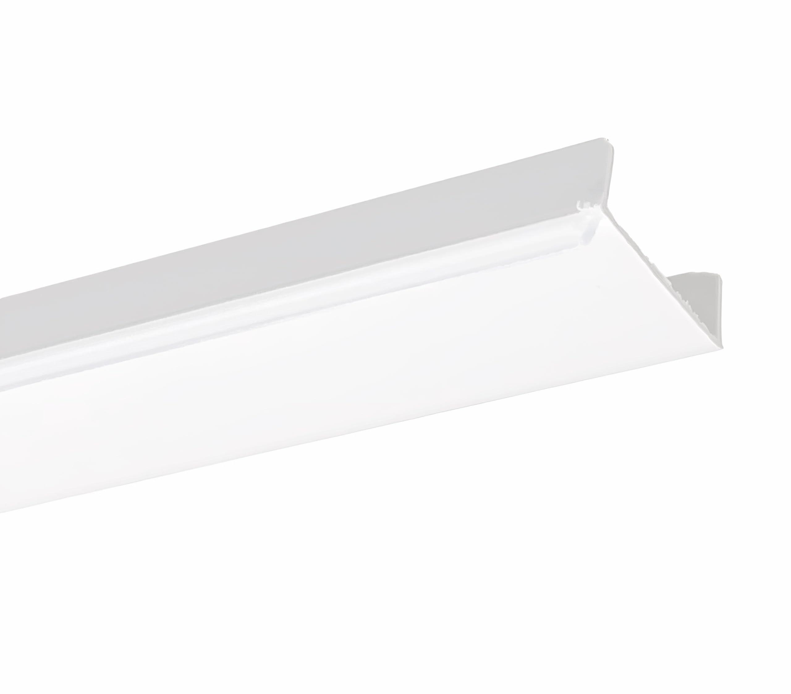 2.5M - 8.20 ft - Length PVC Plinth Sealing Strip 18mm MDF kickboard Panel TMW Profiles (White)