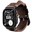 Brown Leather with Black Buckle