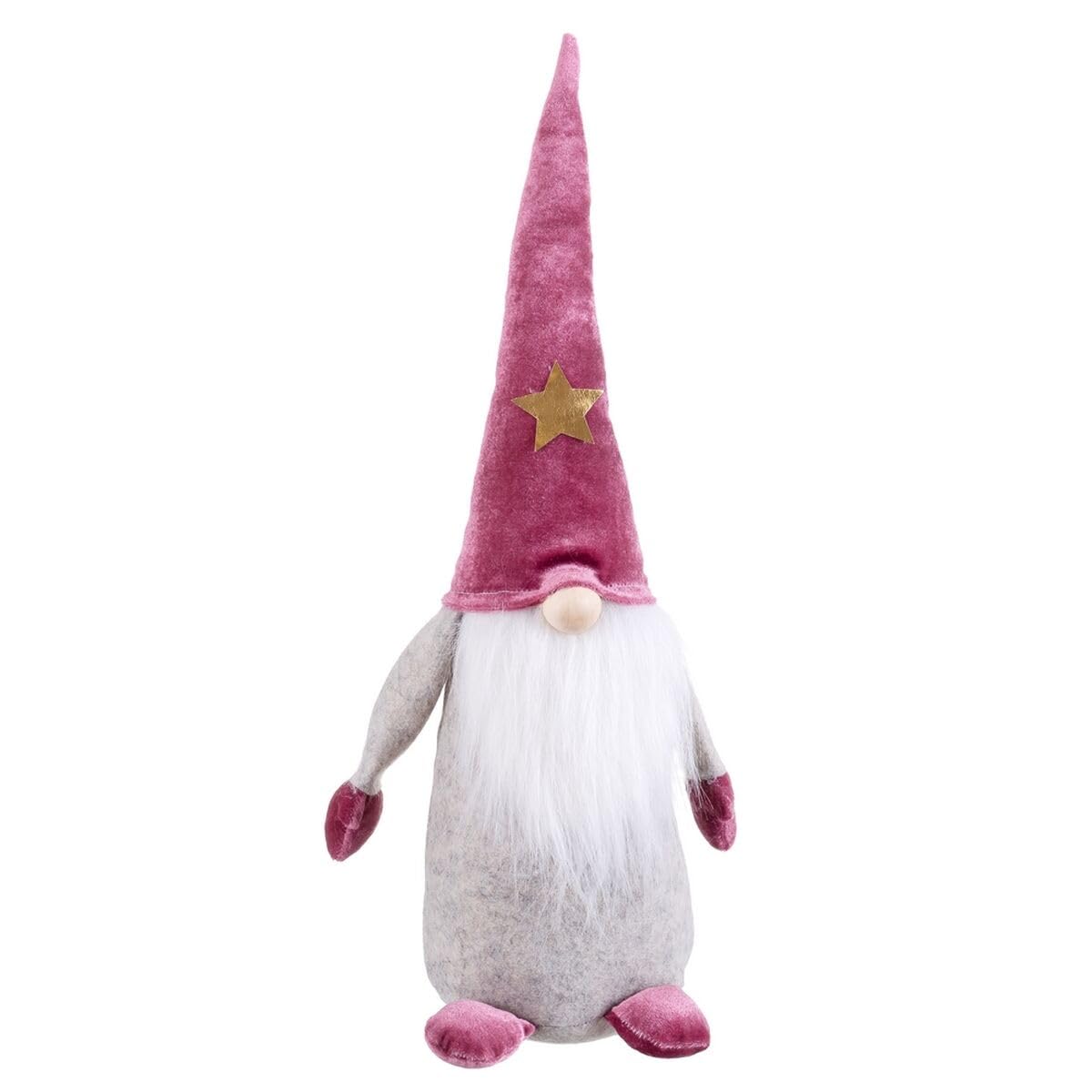 Crack Hogar Santa Claus Standing Fabric 50 cm, Multicolor