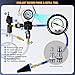 Universal 28PC Radiator Pressure Tester Kit,Coolant Pressure Tester Vacuum Refill Kit for Automotive Cooling System Water Tank Leakage Detection Coolant Pressure Tester with Vacuum Pump Vacuum Purge