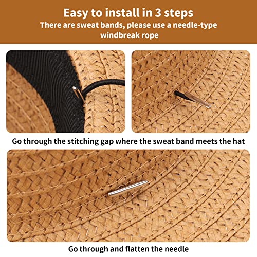 Sombrero de playa grande para mujer con ala ancha miniatura 5