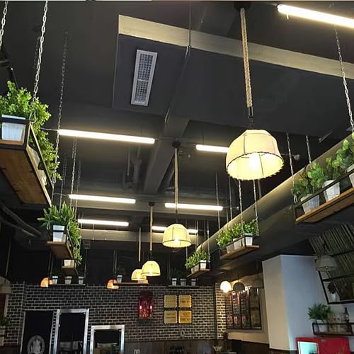 Étagères de plafond suspendues en fer pour optimiser le rangement mural
