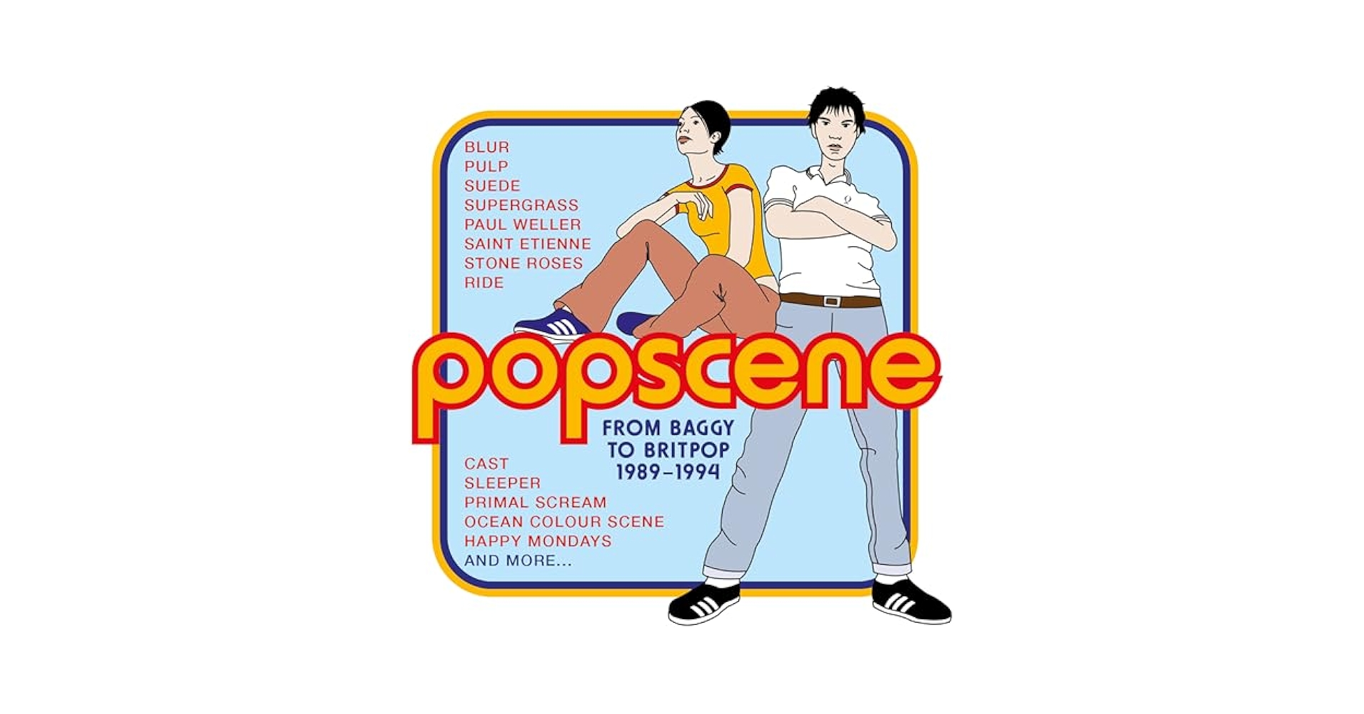 洋楽 Popscene From Baggy To Britpop 1989-1994 Popscene: From Baggy To Britpop 1989-1994 [4CD} - YouTube