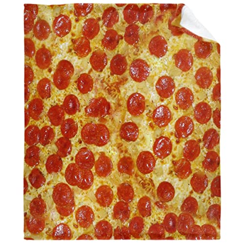 Flash Deals - 60% OFF Burritos PizzaThrow Blanket - Super Soft Cozy Warm Flannel Blanket - Bed Quilt Bedspread Home Decor for Couch Sofa Camping Travel 90"x120" for Familys
