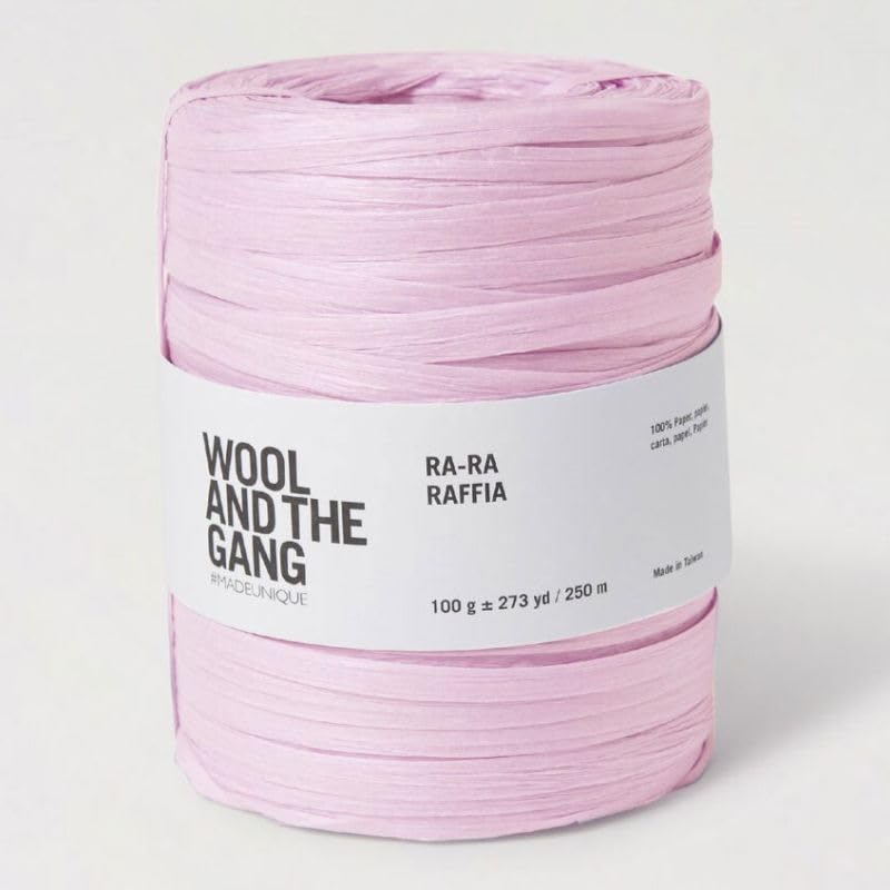 Wool and the Gang Ra-Ra Raffia 014 Cameo Rose
