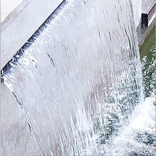 Fuente de piscina LED con salida de cascada para piscinas y jardines
