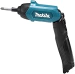 Makita 3.6V 1/4" Screwdriver with Built-in Battery, Adjustable Hinged Handle for Straight or Pistol Grip, LED Job Light, and AC Micro-USB Charger Included (Tool Only)