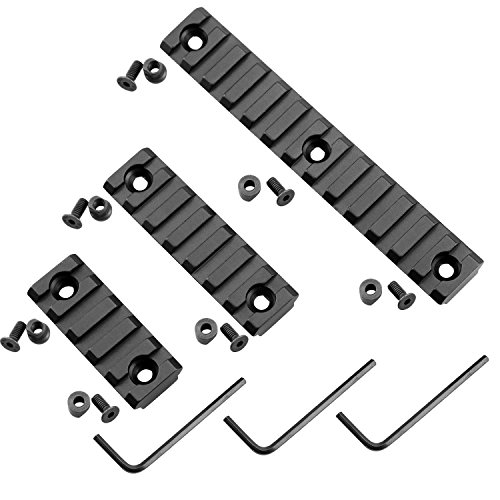 image for Monoki Keymod Picatinny Rail Sections, 5-Slot 7-Slot 13-Slot Lightweig