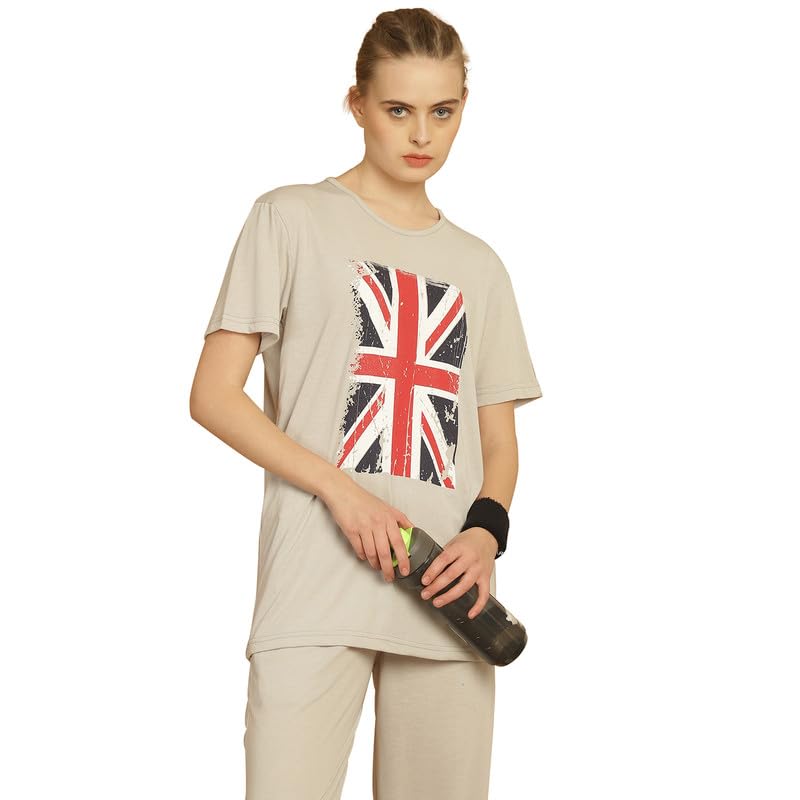 Image of Mack Jonney Cotton Printed CO-ORD Set Tracksuit for WOMEN