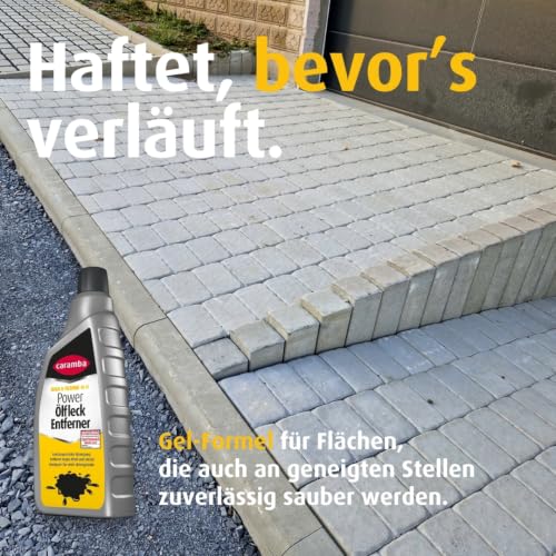Caramba Power Ölfleck Entferner, Beseitigt Ölflecken auf Pflastersteinen, Betonstein, Textilien und mehr, für Garagenböden geeignet… – Ansicht 5