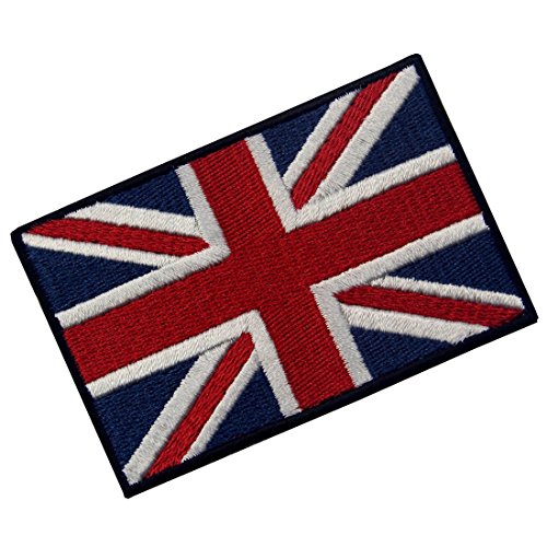 Grande British Union Jack Flag Ricamato Regno