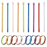 Idéal pour le bricolage : cet ensemble de bracelets en cuir réglable et coloré est parfait pour les amateurs de fabrication de bijoux et d'artisanat, stimulant votre créativité