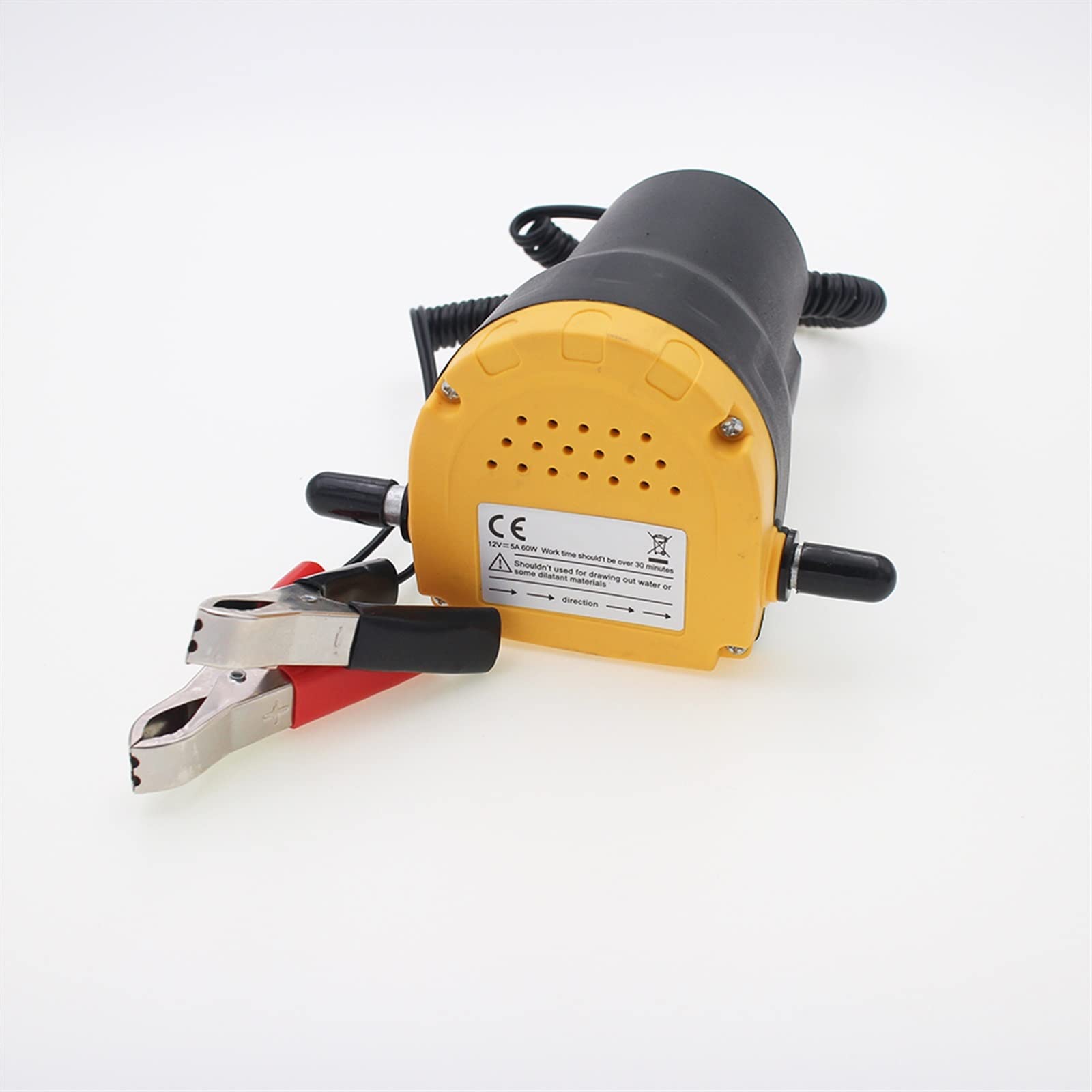 Bomba de aceite de motor de coche 24V 12V Extractor de sumidero de fluido diésel eléctrico Scavenge Transferencia de combustible Succión Barco Moto Protección estable y segura(12V)