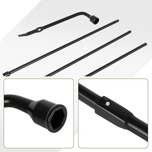 Miniatura 5 de SCITOO Compatible con NISSAN Frontier 2005-2015 para NISSAN Frontier 2004-2015 para NISSAN Titan Llave de neumático Herramienta de reemplazo con 1